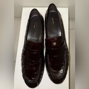 The Row Eel Loafer, 40.5, Brown